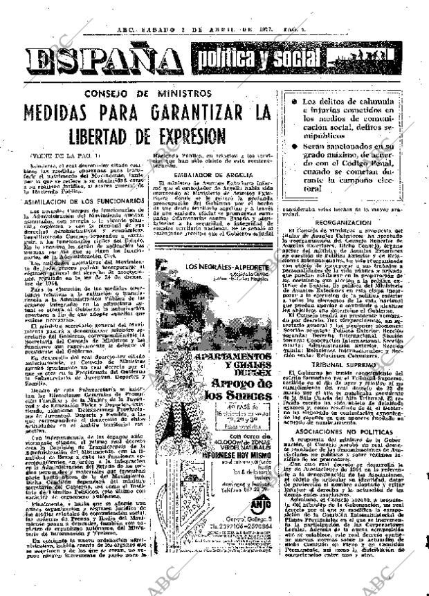ABC MADRID 02-04-1977 página 16