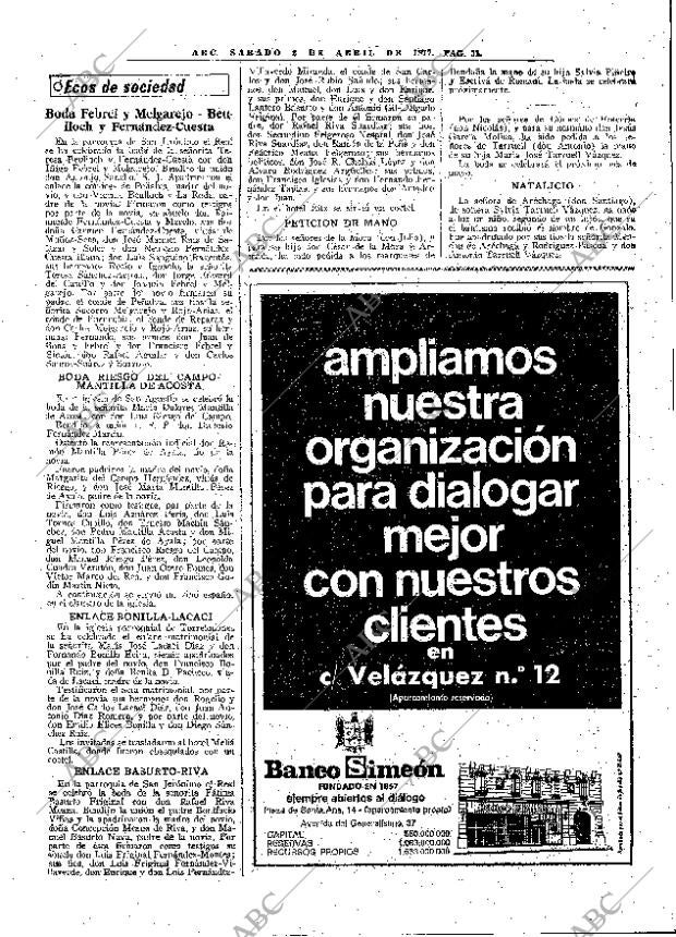 ABC MADRID 02-04-1977 página 43
