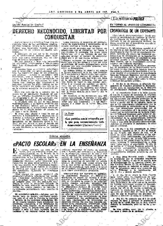 ABC MADRID 03-04-1977 página 19