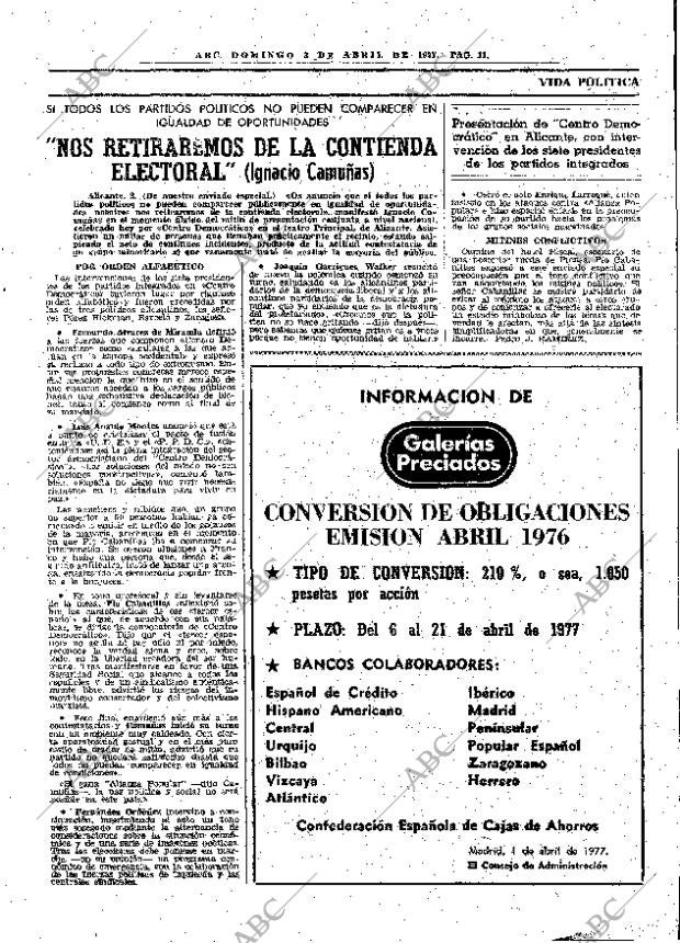 ABC MADRID 03-04-1977 página 23