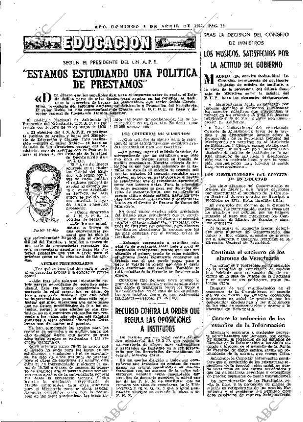 ABC MADRID 03-04-1977 página 28