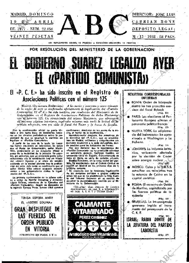ABC MADRID 10-04-1977 página 13