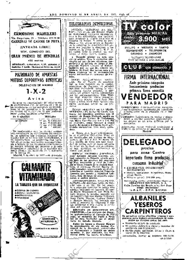 ABC MADRID 10-04-1977 página 54