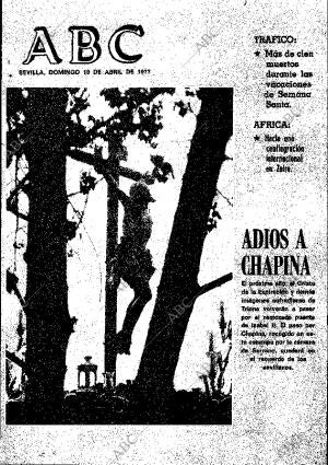 ABC SEVILLA 10-04-1977 página 1
