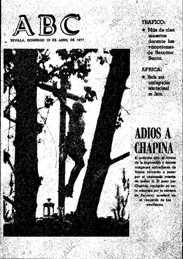 ABC SEVILLA 10-04-1977 página 1