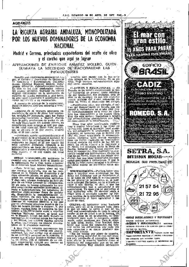 ABC SEVILLA 10-04-1977 página 39