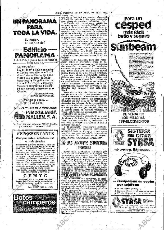 ABC SEVILLA 10-04-1977 página 41