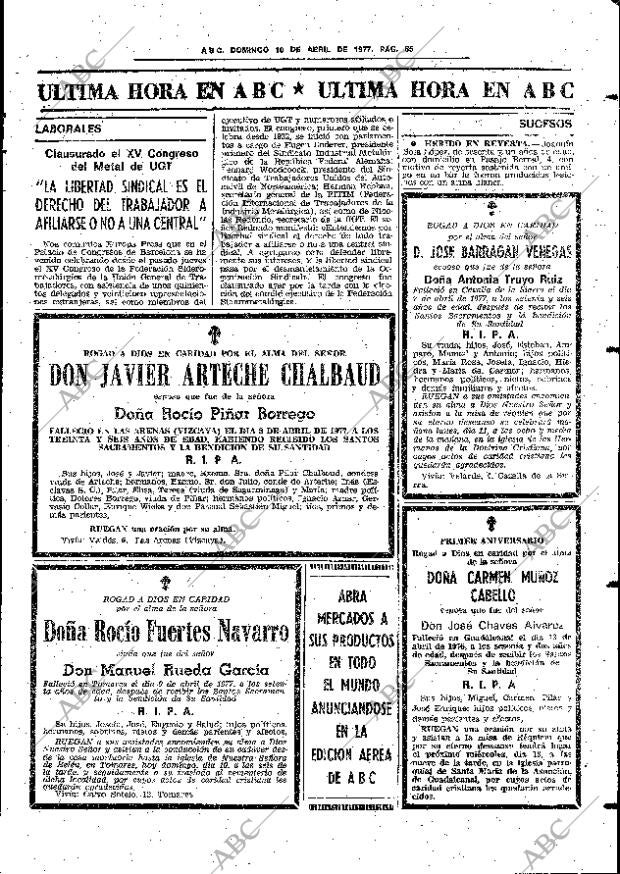 ABC SEVILLA 10-04-1977 página 85