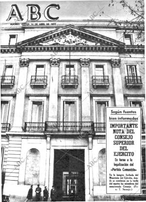 ABC MADRID 14-04-1977 página 1