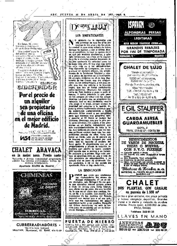 ABC MADRID 14-04-1977 página 21