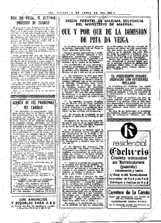 ABC MADRID 14-04-1977 página 23