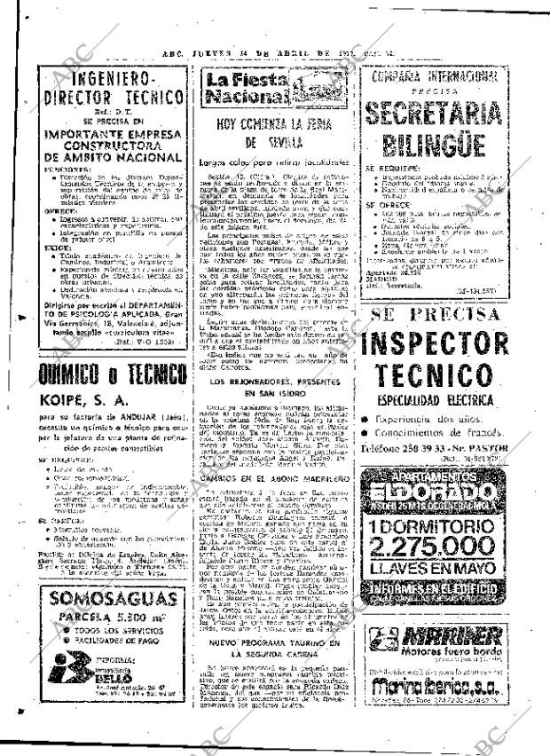 ABC MADRID 14-04-1977 página 70