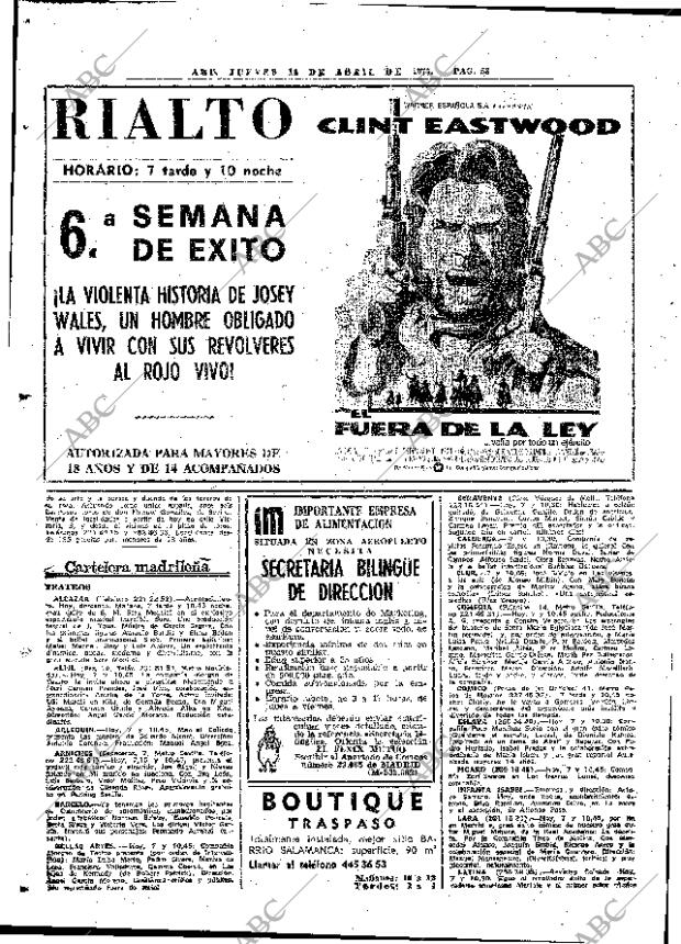 ABC MADRID 14-04-1977 página 74