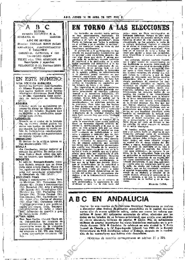 ABC SEVILLA 14-04-1977 página 30