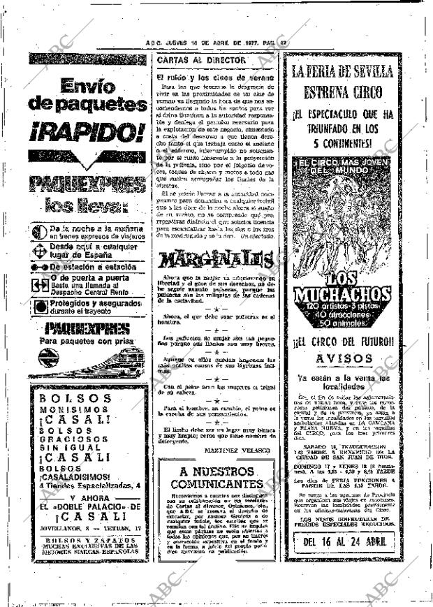 ABC SEVILLA 14-04-1977 página 70