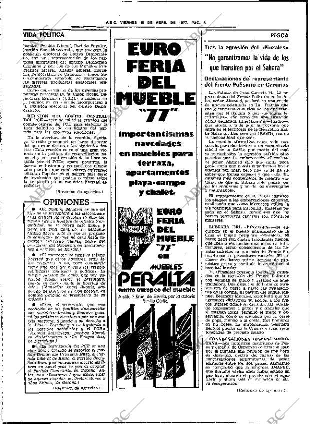 ABC SEVILLA 15-04-1977 página 14