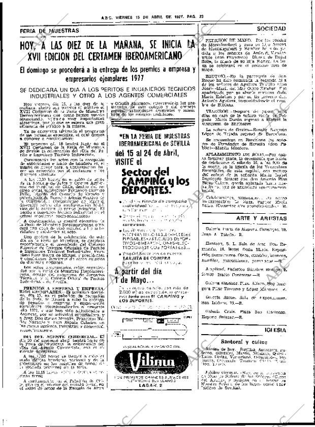 ABC SEVILLA 15-04-1977 página 31