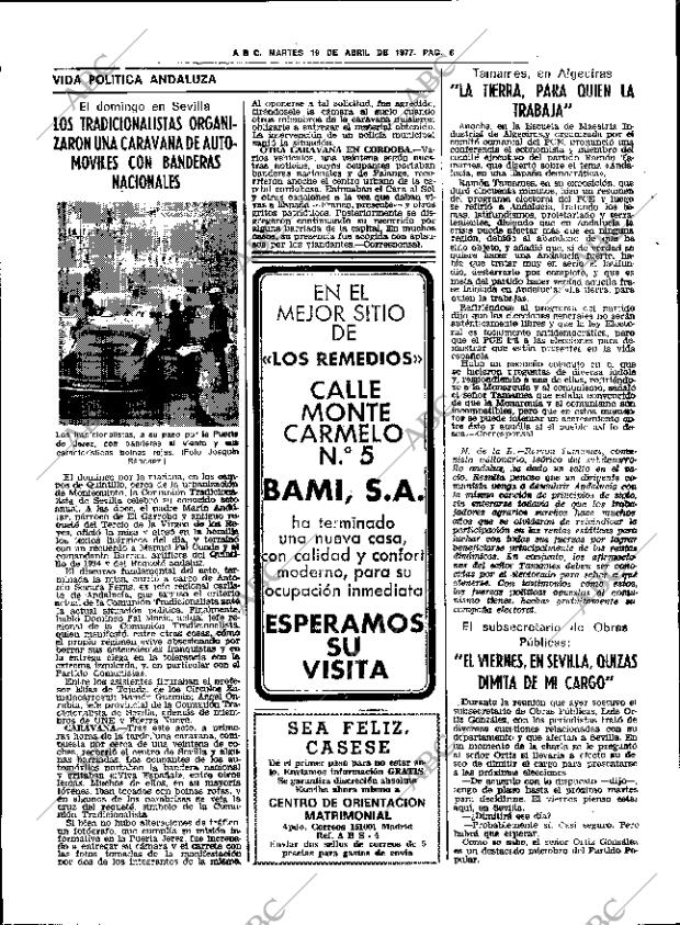 ABC SEVILLA 19-04-1977 página 36