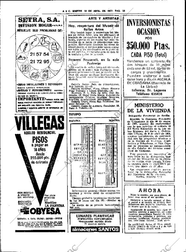 ABC SEVILLA 19-04-1977 página 62