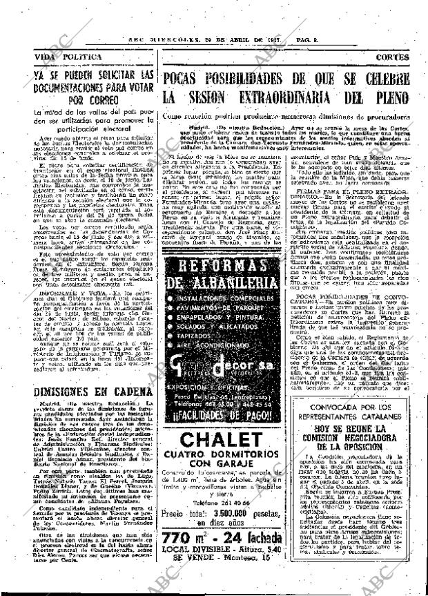 ABC MADRID 20-04-1977 página 25