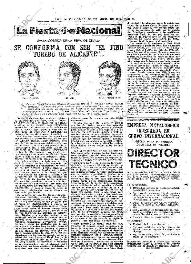 ABC MADRID 20-04-1977 página 67