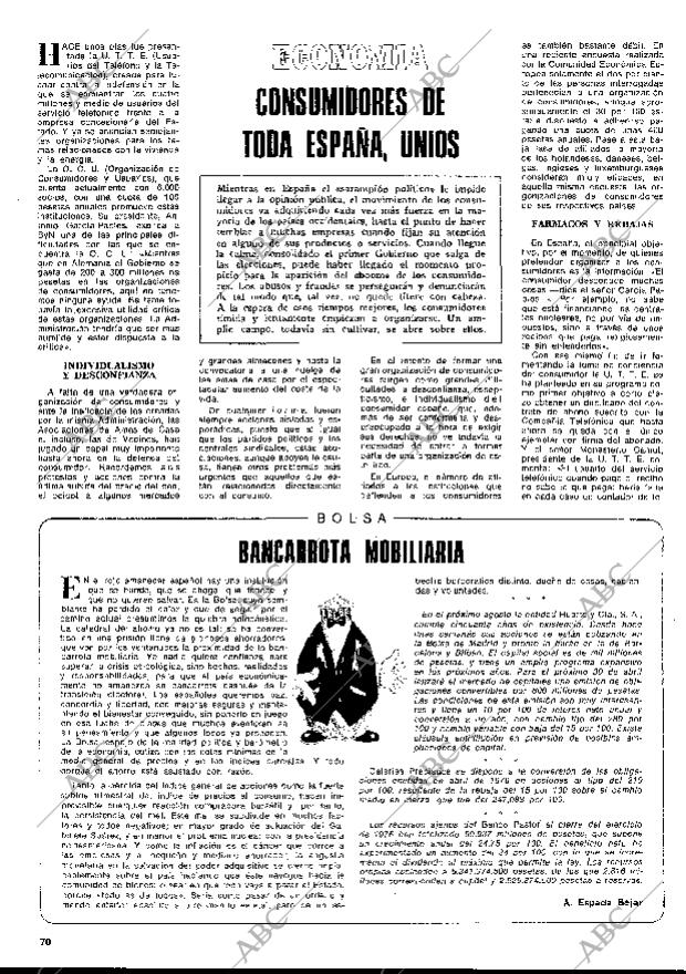 BLANCO Y NEGRO MADRID 20-04-1977 página 70