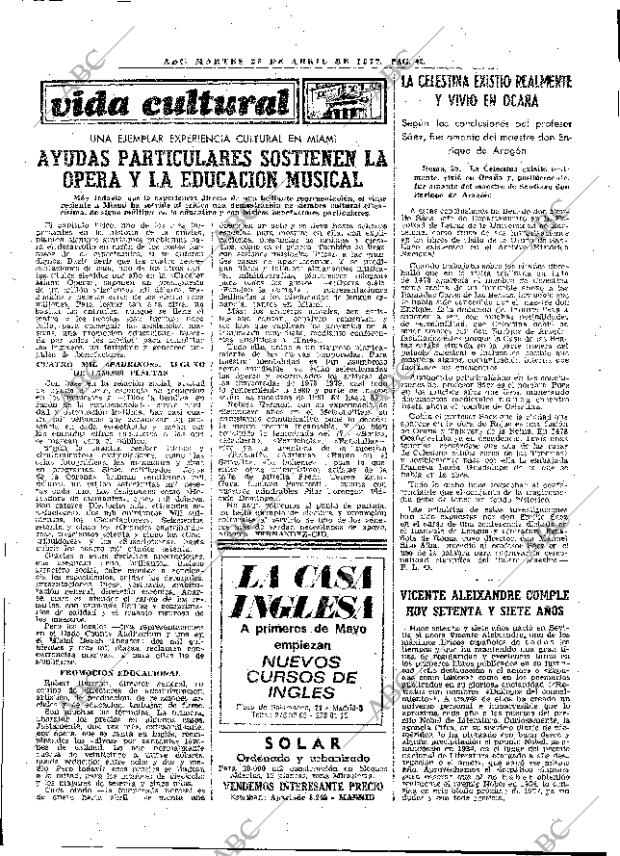 ABC MADRID 26-04-1977 página 62