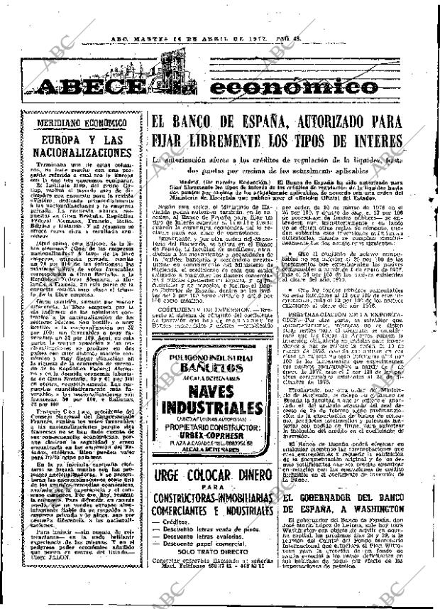 ABC MADRID 26-04-1977 página 68