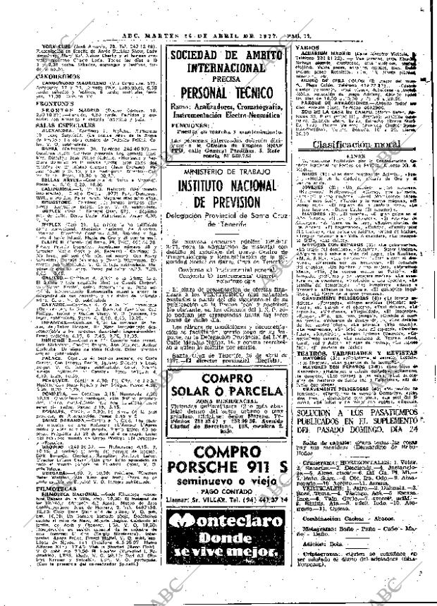 ABC MADRID 26-04-1977 página 97