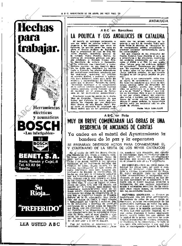 ABC SEVILLA 27-04-1977 página 52