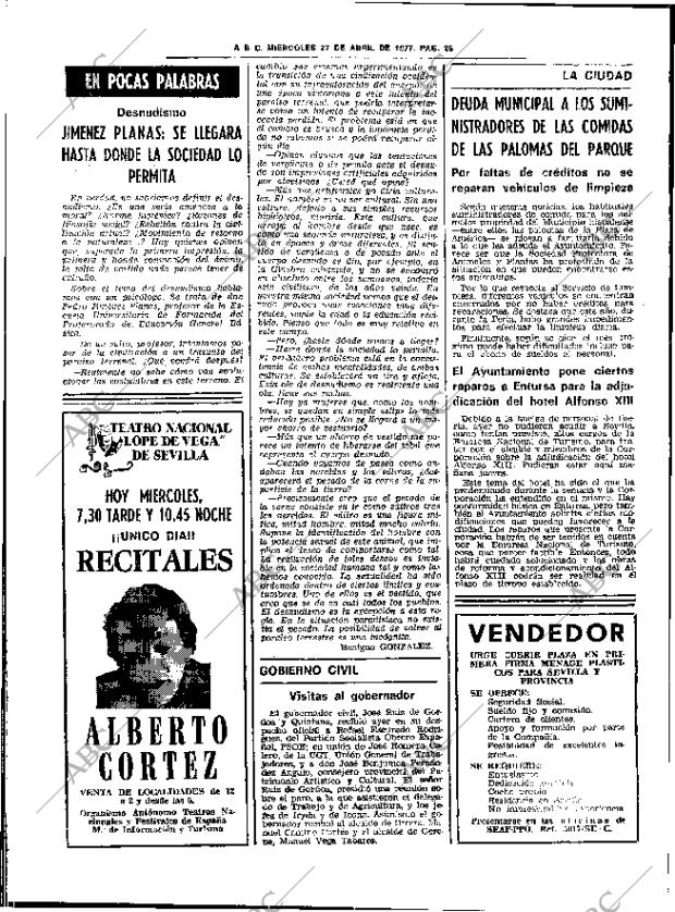 ABC SEVILLA 27-04-1977 página 56