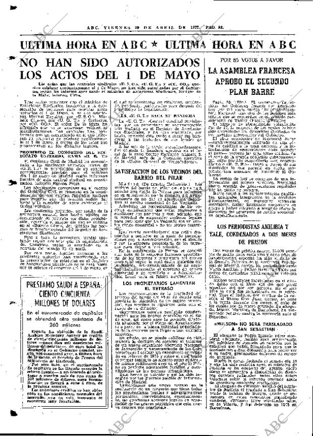 ABC MADRID 29-04-1977 página 108