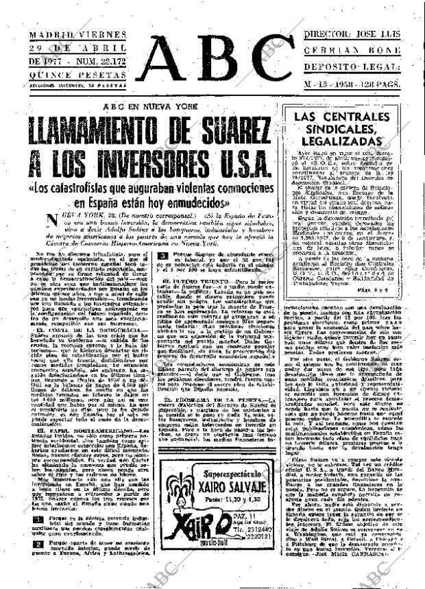 ABC MADRID 29-04-1977 página 21