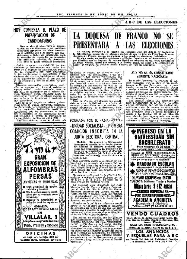 ABC MADRID 29-04-1977 página 33