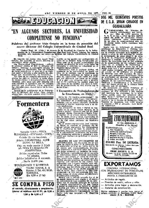 ABC MADRID 29-04-1977 página 40