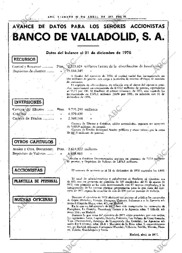 ABC MADRID 29-04-1977 página 50