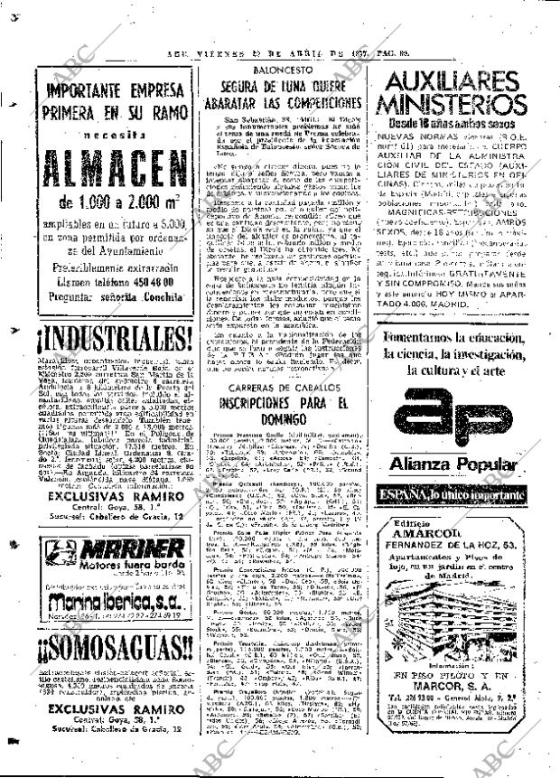 ABC MADRID 29-04-1977 página 80