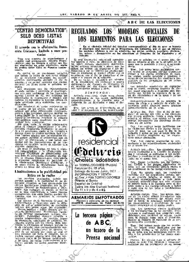 ABC MADRID 30-04-1977 página 25