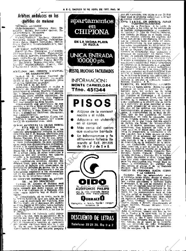 ABC SEVILLA 30-04-1977 página 44