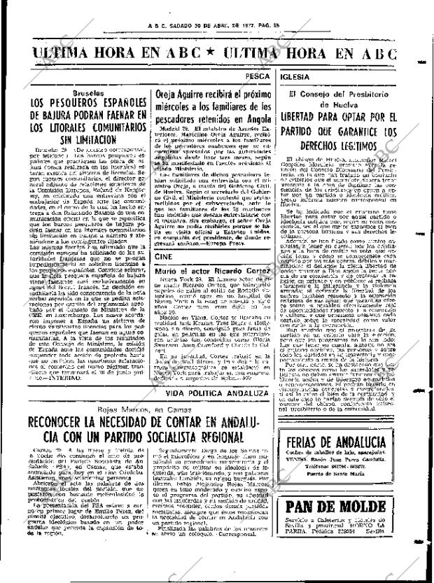 ABC SEVILLA 30-04-1977 página 63