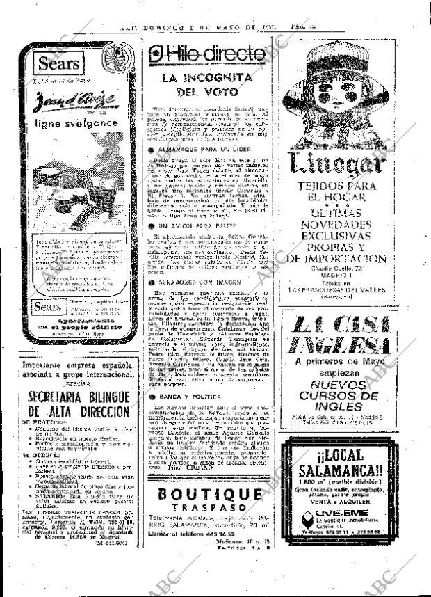 ABC MADRID 01-05-1977 página 28