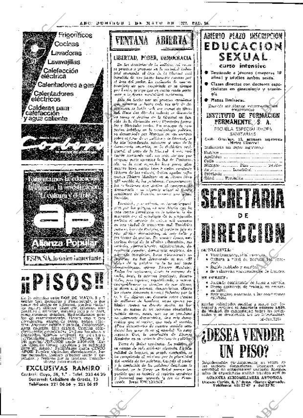 ABC MADRID 01-05-1977 página 54