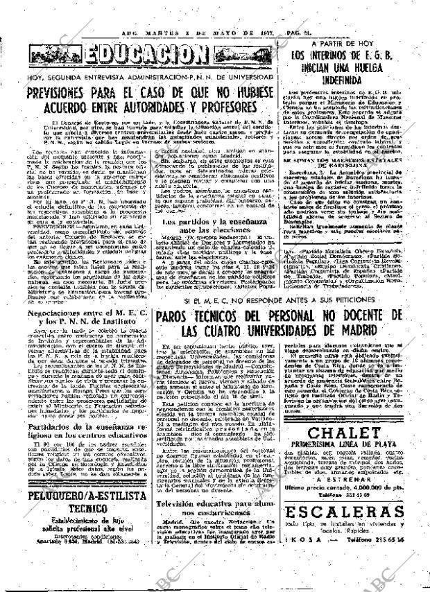ABC MADRID 03-05-1977 página 49