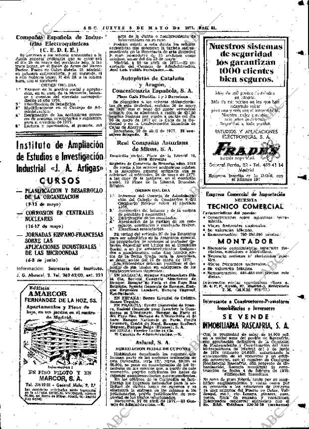 ABC MADRID 05-05-1977 página 67