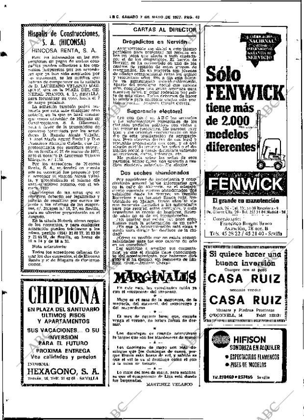 ABC SEVILLA 07-05-1977 página 54