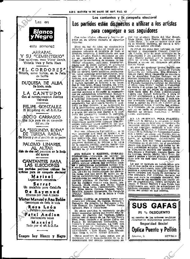 ABC SEVILLA 10-05-1977 página 72