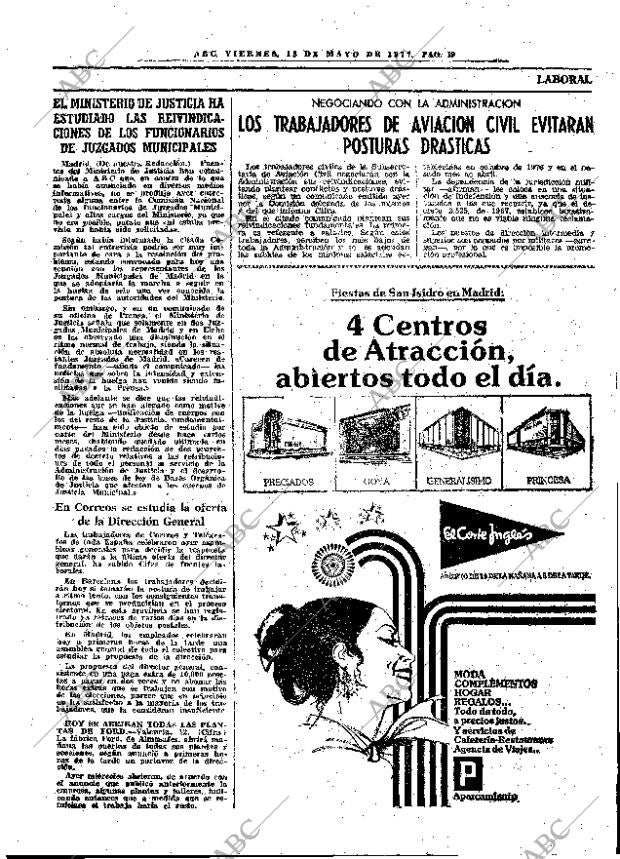 ABC MADRID 13-05-1977 página 39