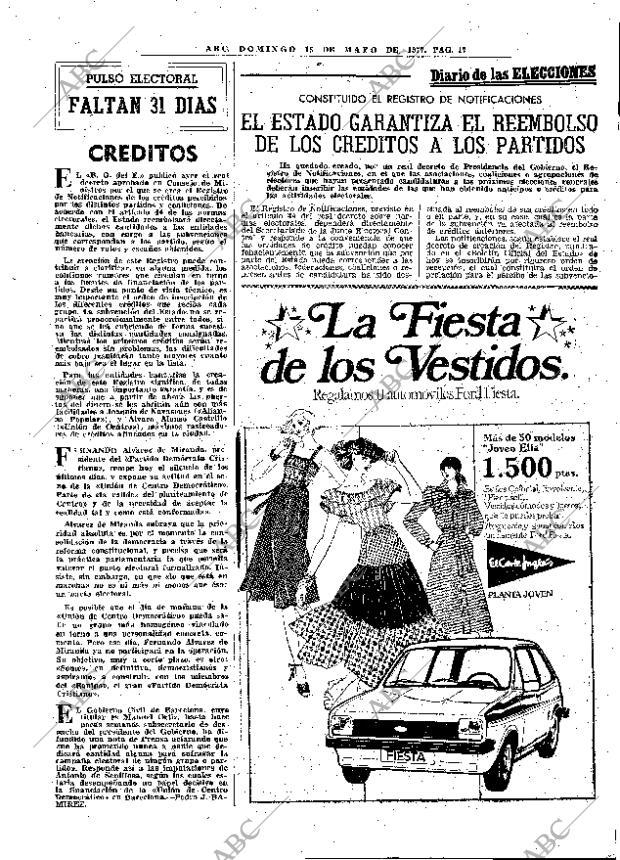 ABC MADRID 15-05-1977 página 37