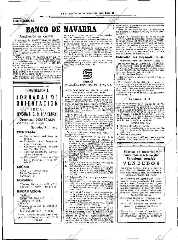 ABC SEVILLA 17-05-1977 página 54