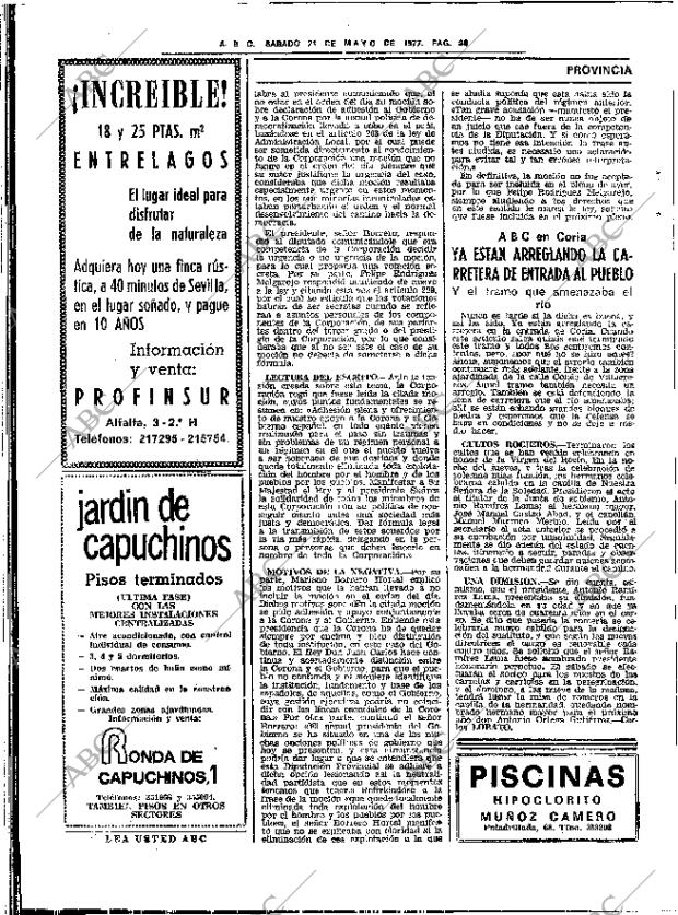 ABC SEVILLA 21-05-1977 página 60